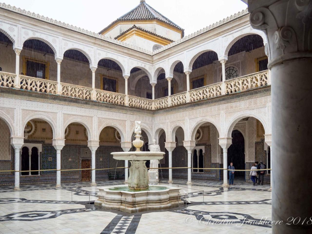 Apartamentos Rg Plaza De Espana Sevilla Exteriér fotografie